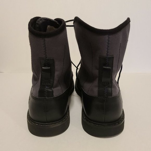 Timberland Newmarket Trans Men Size 9 Wide Gray Black Combat Excellent C… - Picture 5 of 12